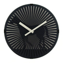 NeXtime NE-3218 Wandklok Horse Ø30,5 Plastic Motion Zwart