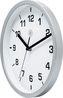NeXtime NX-7321ZI Wandklok NXT Diameter 20cm Kunststof Zilver, Witte Wijzerplaat