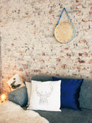 NeXtime NE-3234BL Wandklok Loop Ø40 Hout Blauw