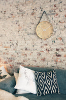 NeXtime NE-3234ZW Wandklok Loop Ø40 Hout Zwart