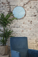 NeXtime NE-3235TQ Wandklok Glamour Ø40 Metaal Turquoise / Rose Goud