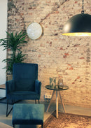 NeXtime NE-3235WI Wandklok Glamour Ø40 Metaal Wit/goud