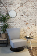 NeXtime NE-3235GS Wandklok Glamour Ø40 Metaal Grijs/zilver