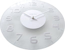 NeXtime NE-8817TR Wandklok Classy Ø30 Metaal Helder Glas