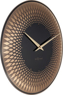 NeXtime NE-8186CO Wandklok Sahara Ø43 Glas Koper/spiegel