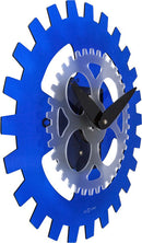 NeXtime NE-3241BL Wandklok Gears Ø35 Acryl Blauw