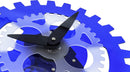 NeXtime NE-3241BL Wandklok Gears Ø35 Acryl Blauw