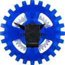 NeXtime NE-3241BL Wandklok Gears Ø35 Acryl Blauw