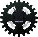 NeXtime NE-3241ZW Wandklok Gears Ø35 Acryl Zwart