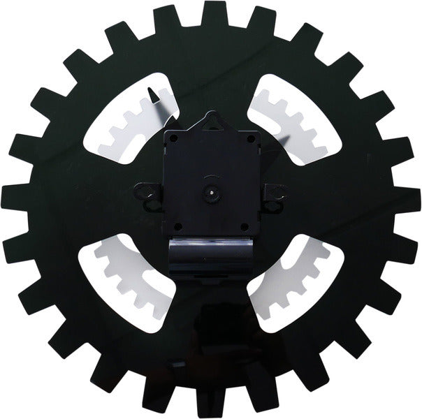 NeXtime NE-3241ZW Wandklok Gears Ø35 Acryl Zwart