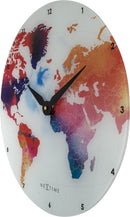 NeXtime NE-8187 Wandklok Colorful Ø43 Glas Multicolor