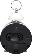 NeXtime NE-5213WI Wekker Single Bell 16x9.2x5.4 Metaal Wit / Rood