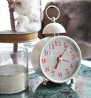 NeXtime NE-5213WI Wekker Single Bell 16x9.2x5.4 Metaal Wit / Rood