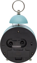 NeXtime NE-5213TQ Wekker Single Bell 16x9.2x5.4 Metaal Turquoise / Geel