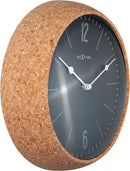 NeXtime NE-3509GS Wandklok Cork Ø 30 Cm Grijs