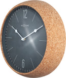 NeXtime NE-3509GS Wandklok Cork Ø 30 Cm Grijs