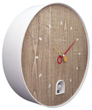 NeXtime NE-5220WI Wandklok Dia. 30 Cm Abs, Wit 'Nightingale White'
