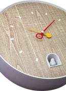 NeXtime NE-5220WI Wandklok Dia. 30 Cm Abs, Wit 'Nightingale White'