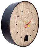 NeXtime NE-5220ZW Wandklok Dia. 30 Cm Abs, Zwart 'Nightingale Black'