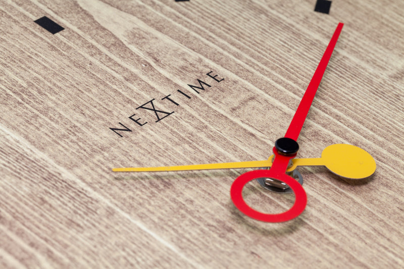 NeXtime NE-5220ZW Wandklok Dia. 30 Cm Abs, Zwart 'Nightingale Black'