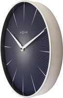 NeXtime NE-3511ZW Wandklok 2 Seconds Ø 40 Cm Zwart