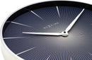 NeXtime NE-3511ZW Wandklok 2 Seconds Ø 40 Cm Zwart