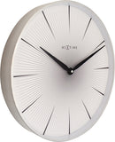 NeXtime NE-3511WI Wandklok 2 Seconds Ø 40 Cm Wit