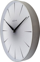 NeXtime NE-3511WI Wandklok 2 Seconds Ø 40 Cm Wit