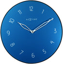 NeXtime NE-8193BL Wandklok Carousel Ø 40 Cm Blauw