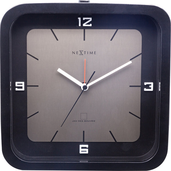 NeXtime NE-5221ZW Tafelklok Square Alarm 20 X 20 X 6 Cm Zwart