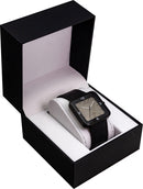 NeXtime NE-6021ZW Horloge Square Wrist Zwart
