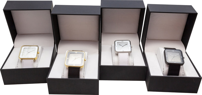 NeXtime NE-6021ZW Horloge Square Wrist Zwart