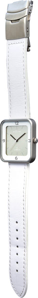 NeXtime NE-6021ZI Horloge Square Wrist Wit/zilver