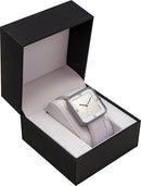 NeXtime NE-6021ZI Horloge Square Wrist Wit/zilver