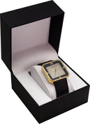 NeXtime NE-6021GB Horloge Square Wrist Zwart/goud