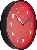 NeXtime NX-7330 Wandklok NXt Arthur Ø 40 Cm Rood