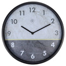 NeXtime NX-7338 Wandklok NXt Horizon Ø 30 Cm Wit/zwart