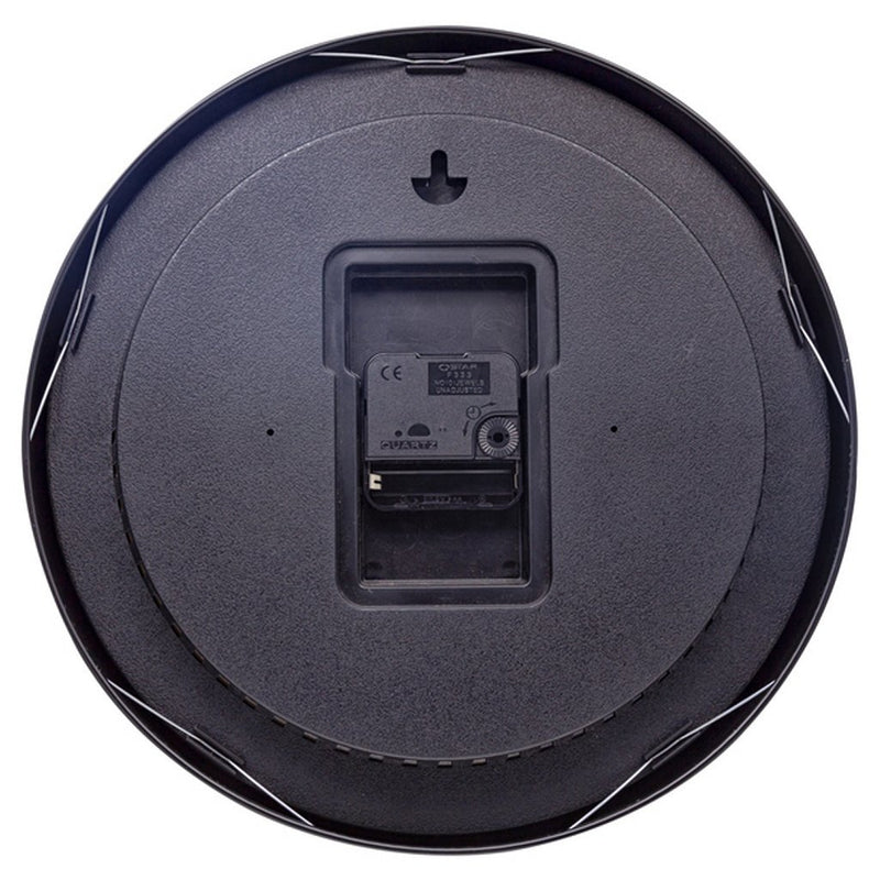 NeXtime NX-7338 Wandklok NXt Horizon Ø 30 Cm Wit/zwart