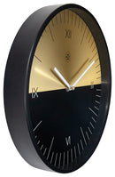 NeXtime NX-7335 Wandklok NXt Half Ø 30 Cm Goud/zwart