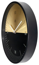 NeXtime NX-7335 Wandklok NXt Half Ø 30 Cm Goud/zwart