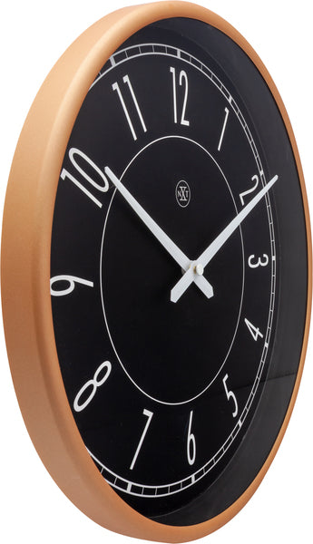 NeXtime NX-7331 Wandklok NXt Jason Ø 30 Cm Zwart