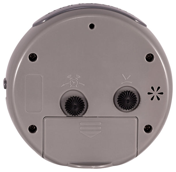 NeXtime NX-7344GS Alarmklok NXt Otto Ø 9,5 X 3.8 Cm Grijs