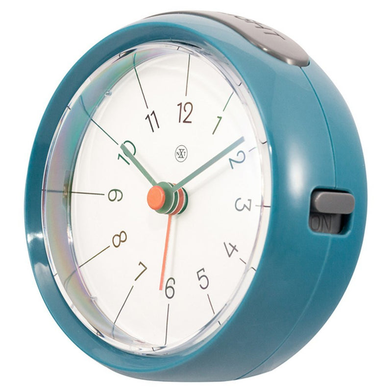 NeXtime NX-7344BL Alarmklok NXt Otto Ø 9,5 X 3.8 Cm Blauw