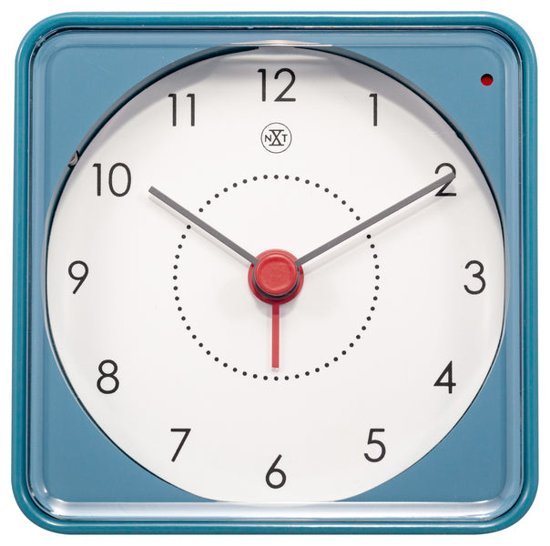 NeXtime NX-7343BL Alarmklok NXt Nathan 7.3 X 7.3 X 3.3 Cm Blauw