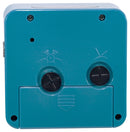 NeXtime NX-7343BL Alarmklok NXt Nathan 7.3 X 7.3 X 3.3 Cm Blauw