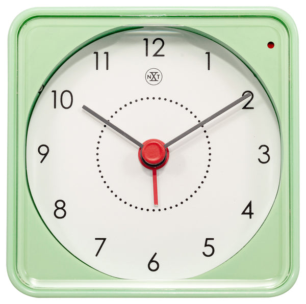 NeXtime NX-7343GN Alarmklok NXt Nathan 7.3 X 7.3 X 3.3 Cm Groen