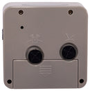 NeXtime NX-7343GS Alarmklok NXt Nathan 7.3 X 7.3 X 3.3 Cm Grijs