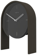 NeXtime NE-5225ZW Tafelklok Noa-Table 27x21x6,5cm Hout Zwart