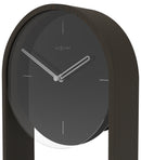 NeXtime NE-5225ZW Tafelklok Noa-Table 27x21x6,5cm Hout Zwart