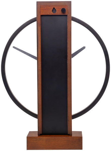 NeXtime NE-5226BR Tafelklok Carl Table 34x27cm Hout Bruin